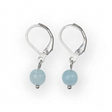 Boucles d'oreilles "Envol" Aigue-Marine