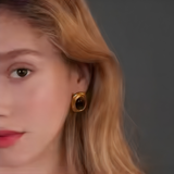 Boucles d'oreilles Acier inoxydable "Anastasia"