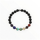 Bracelet "7 Chakras" Onyx