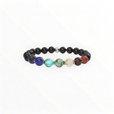 Bracelet "7 Chakras" Onyx
