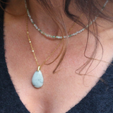 Pendentif Goutte Jade de Birmanie