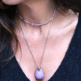 Pendentif Goutte Lépidolite