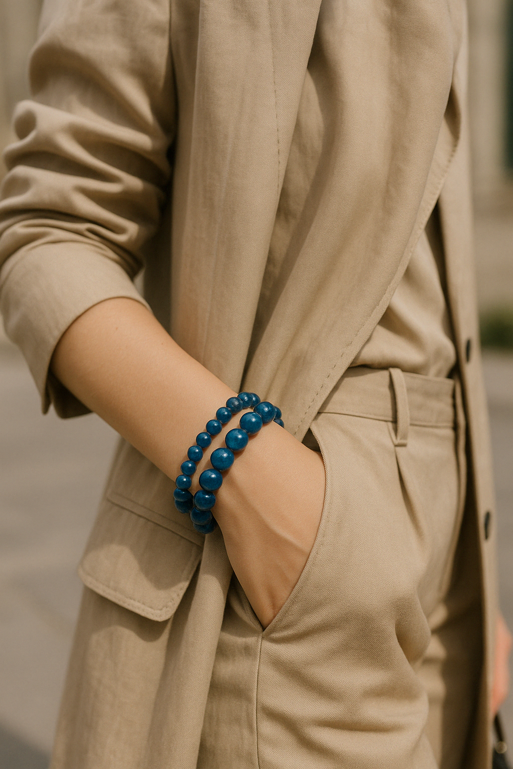 Bracelet "Essentiel" Cyanite