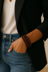 Bracelet "Essentiel" Grenat