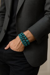 Bracelet "Essentiel" Apatite bleue