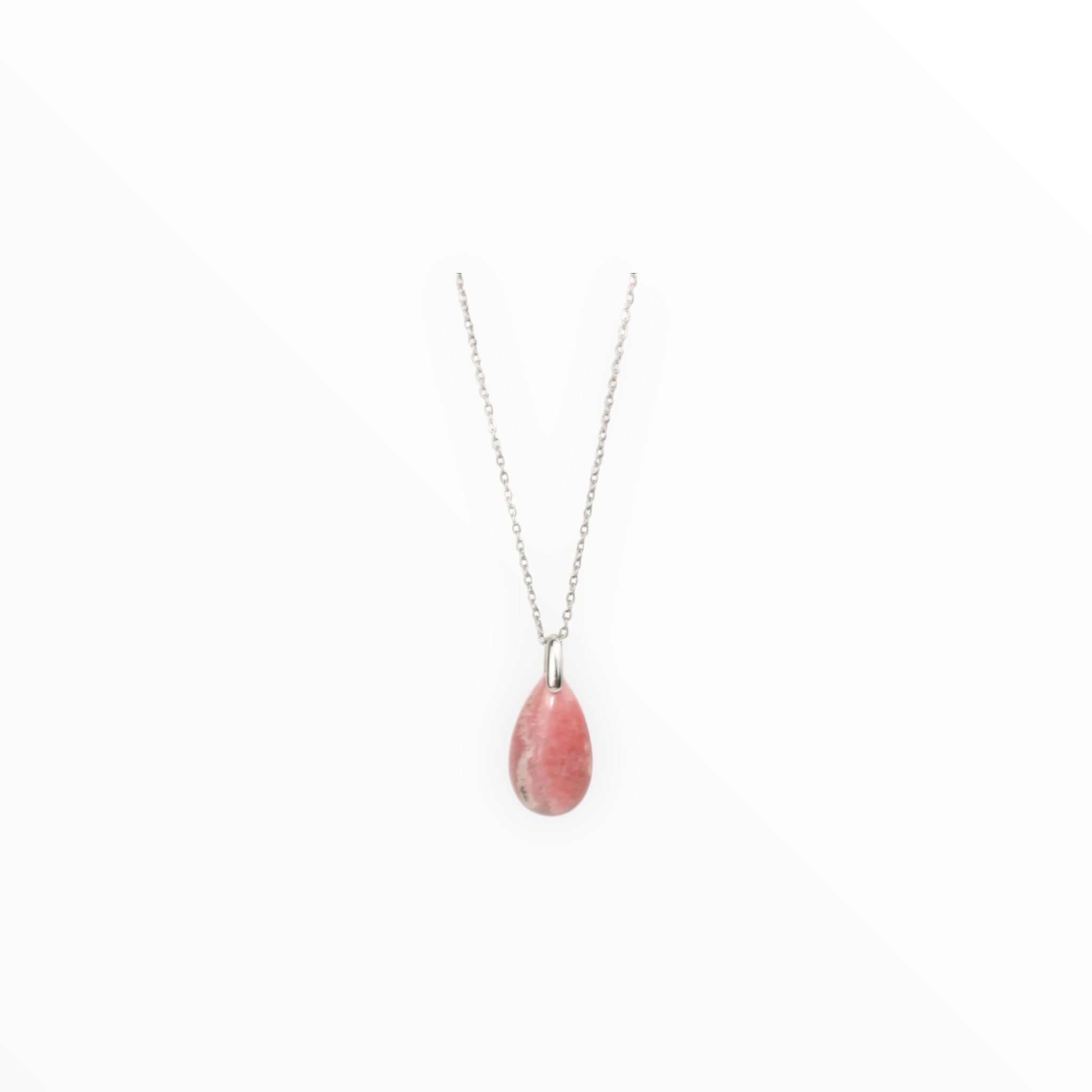 Pendentif Goutte Rhodochrosite