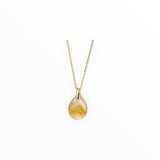 Pendentif Goutte Citrine
