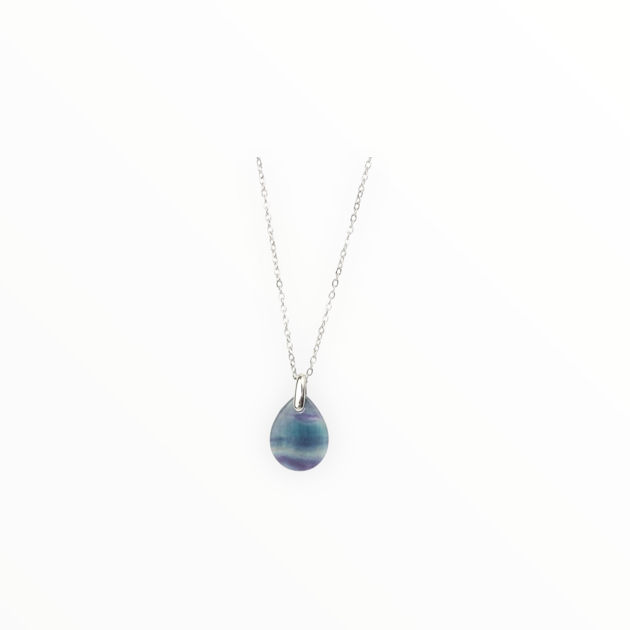 Pendentif Goutte Fluorine