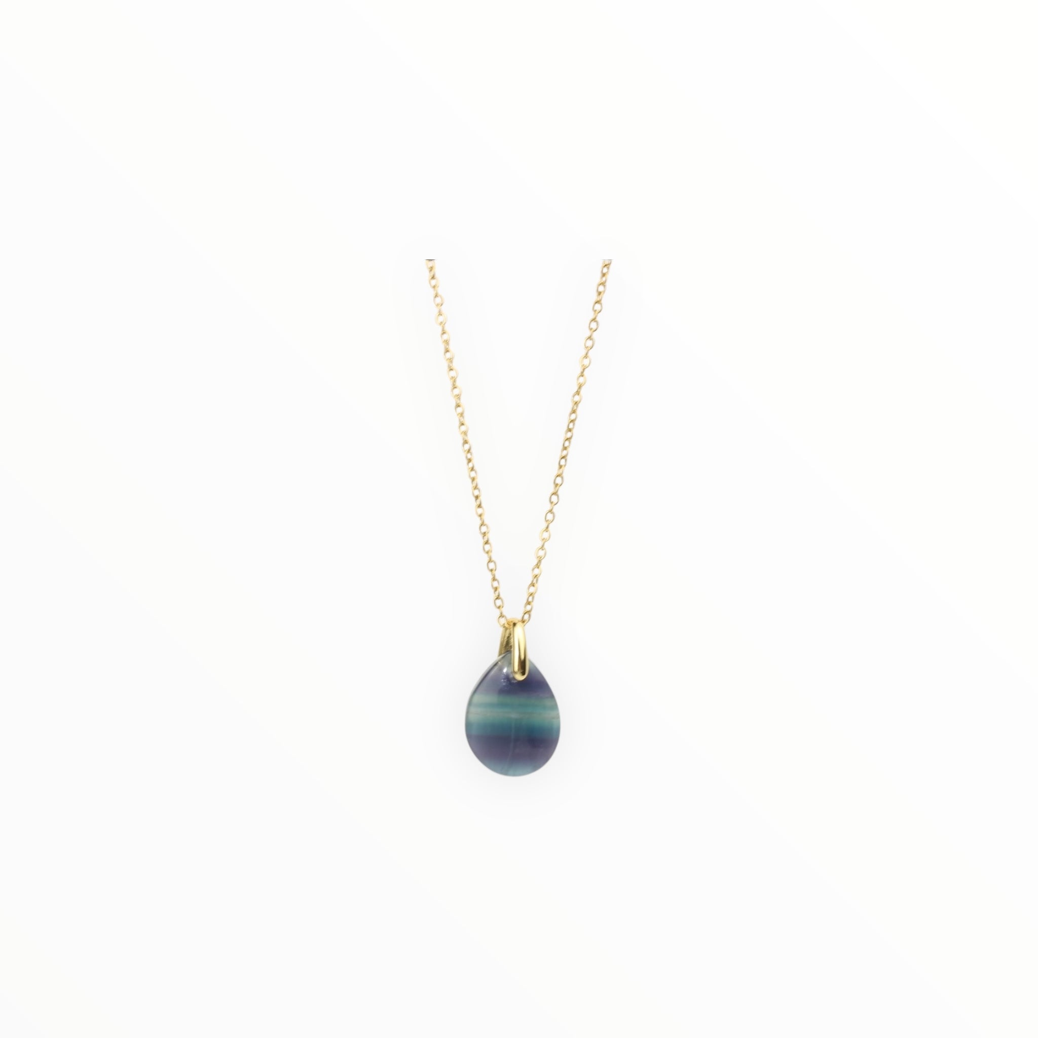 Pendentif Goutte Fluorine
