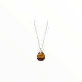 Pendentif Goutte Oeil de Tigre