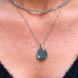 Pendentif Goutte Labradorite
