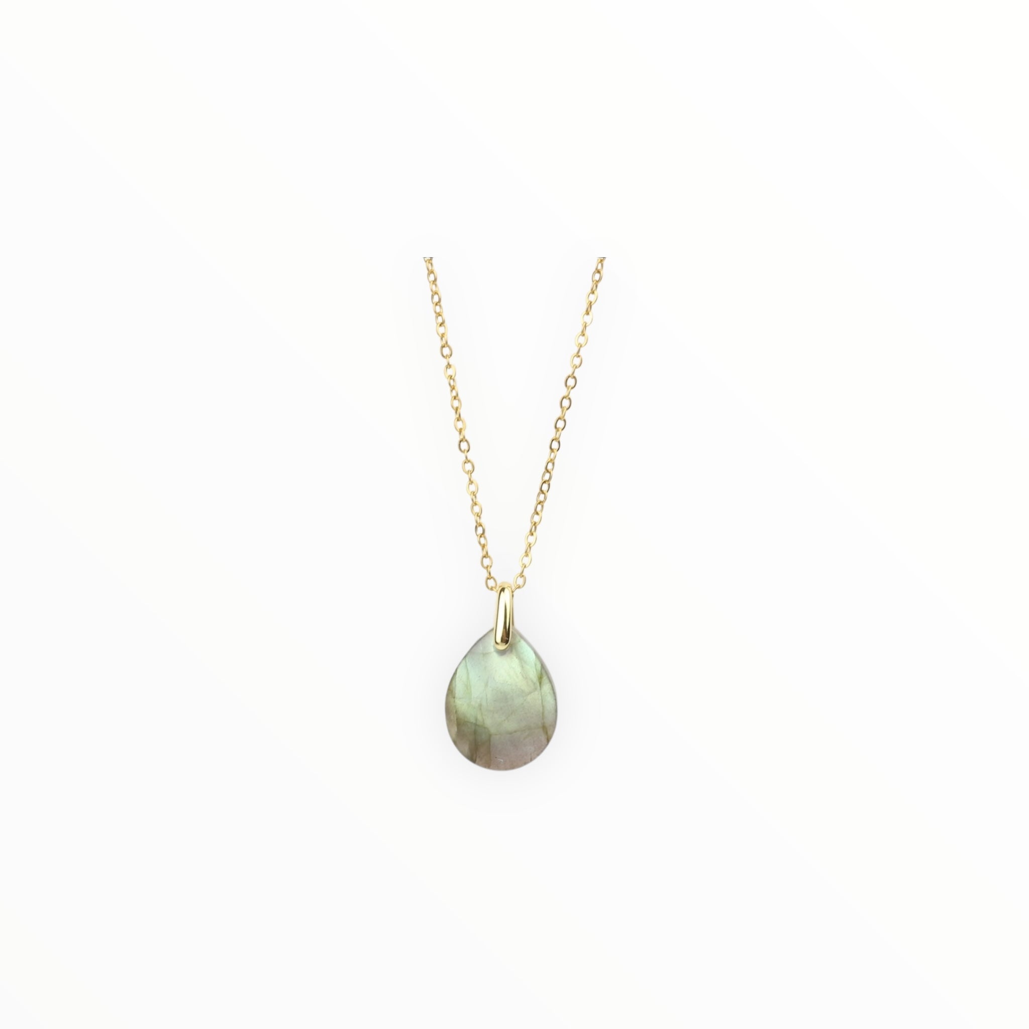 Pendentif Goutte Labradorite
