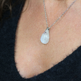 Pendentif Goutte Pierre de Lune