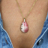 Pendentif Goutte Rhodochrosite