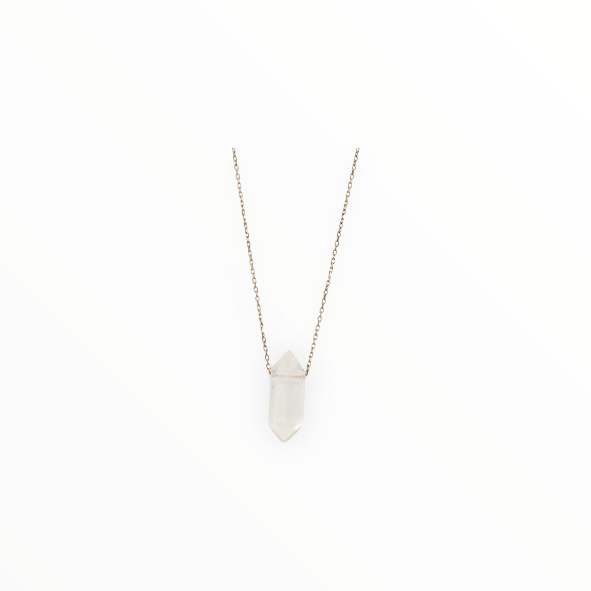 Pendentif Pointe Cristal de roche